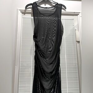 Black bathing suit cover up